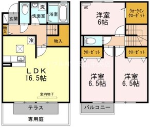 サンホームの物件間取画像